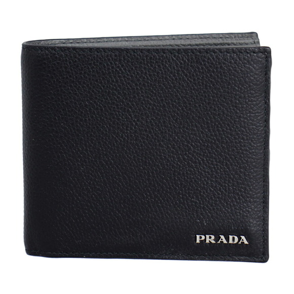 Prada Black Leather Wallet Bifold - Picture 1 of 4